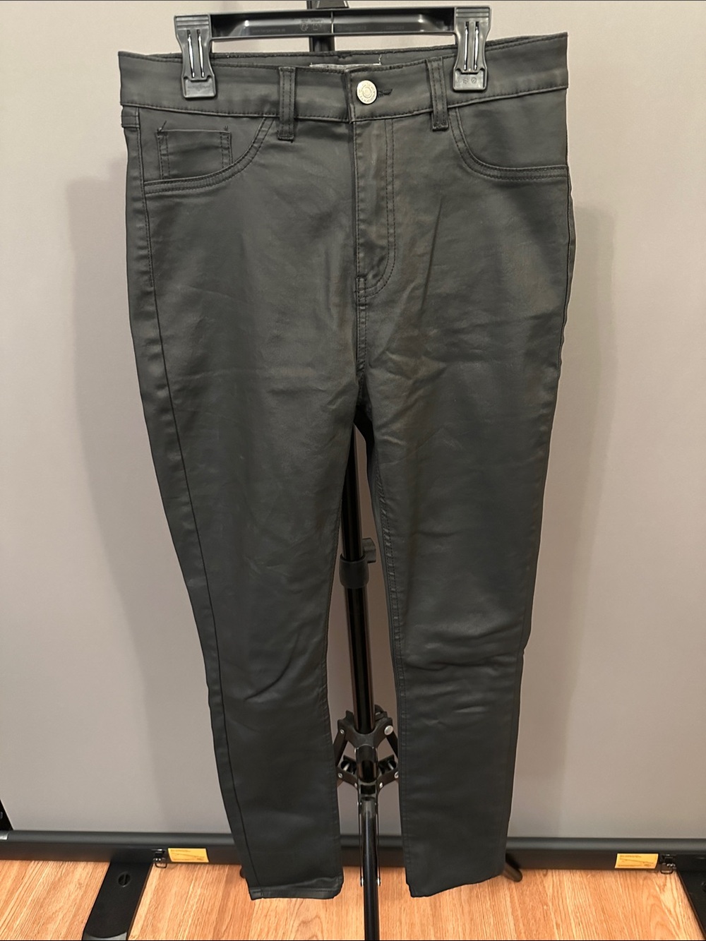 Primark Black Skinny Coated Jeans